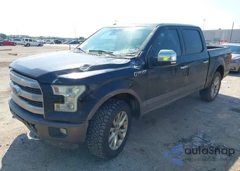 2015 Ford F-150 Lariat из США, поврежденный, VIN 1FTEW1EG0FFA98856